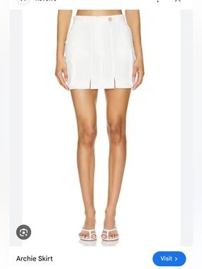 White Women’s Archie Skirt